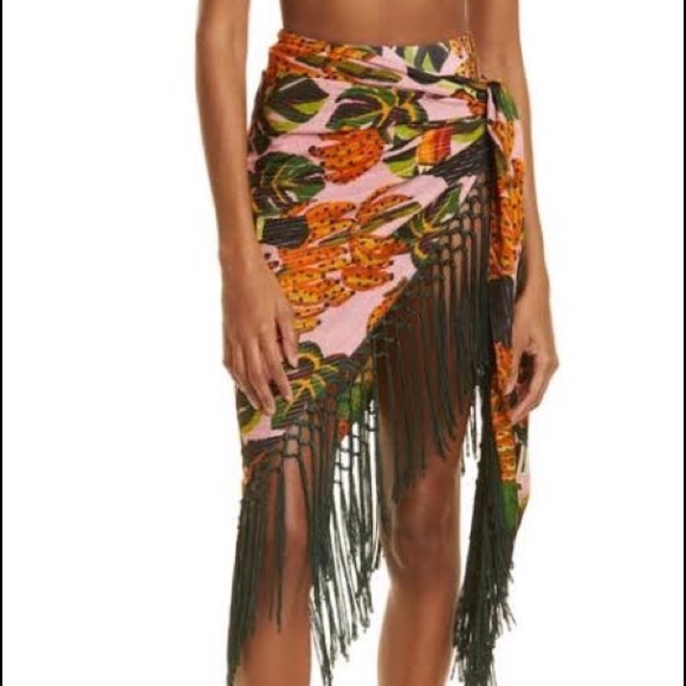 Farm Rio Toucananas Fringe Sarong